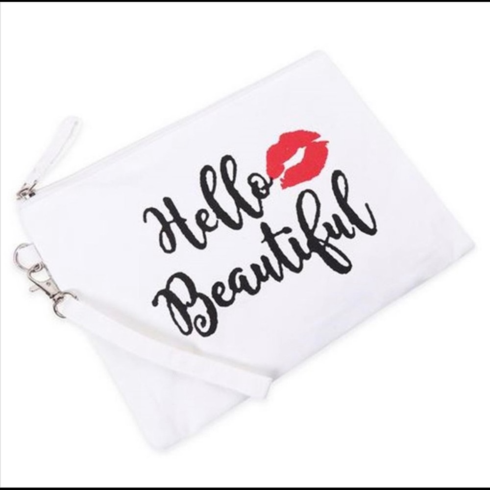 Hello Beautiful Cosmetic Bag - Picture 2 of 2